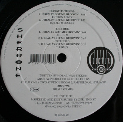 Sherrone : U Really Got Me Groovin' (12")