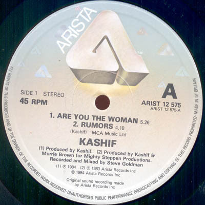 Kashif : Are You The Woman - Four Track 12" (12")