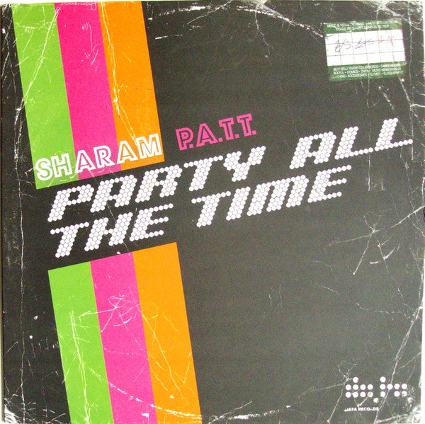 Sharam* : P.A.T.T. (Party All The Time) (12", Promo)