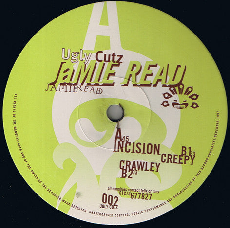 Jamie Read* : Creepy Crawley EP (12", EP)