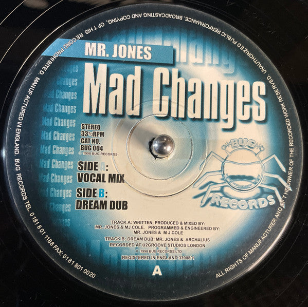 Mr. Jones : Mad Changes (12")