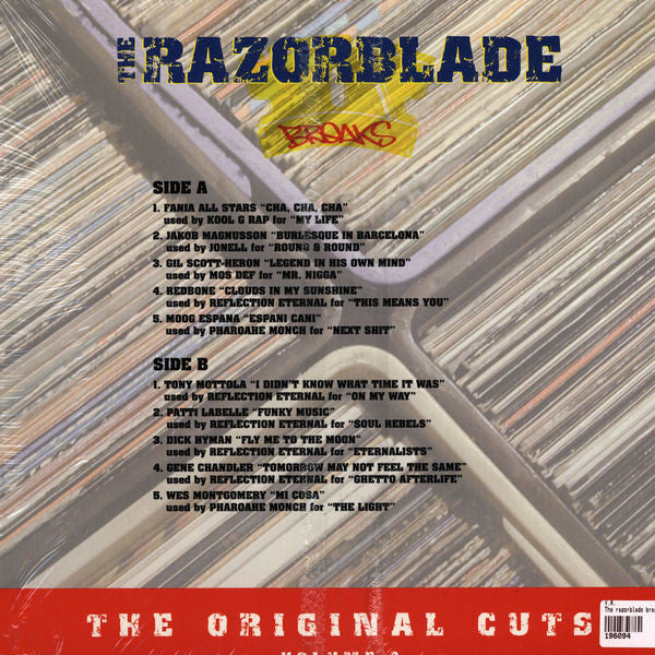 Various : The Razorblade Breaks - The Original Cuts Volume 2 (LP, Comp)