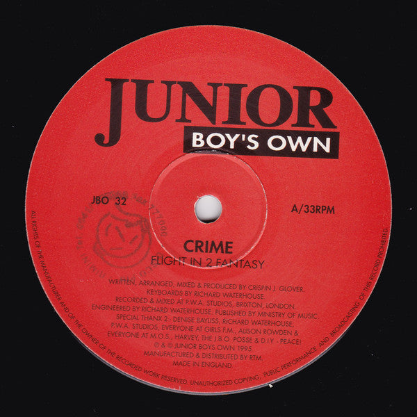 Crime : Flight In 2 Fantasy (12")