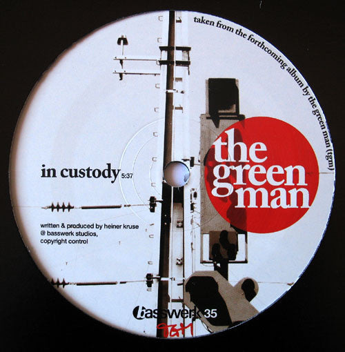 The Green Man : In Custody / Berlin (Phace Resistance Rmx) (12", Smplr)