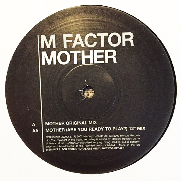 M Factor : Mother (12", Promo)