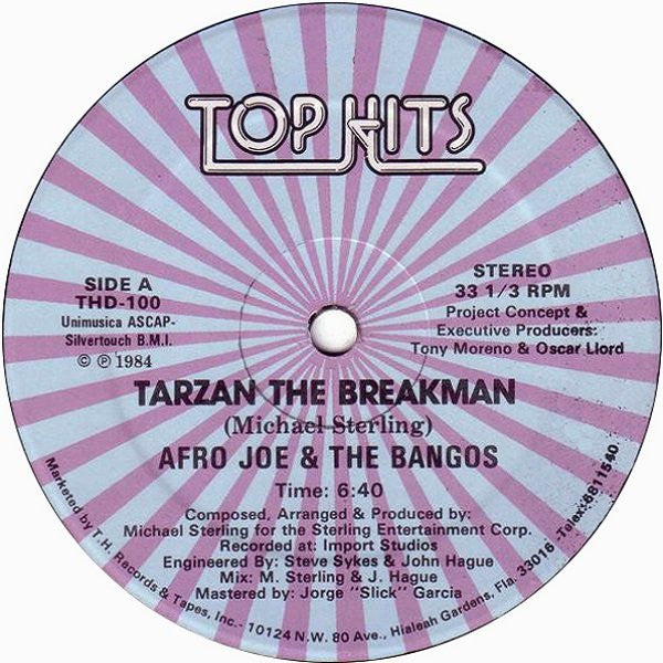 Afro Joe & The Bangos : Tarzan The Breakman (12")