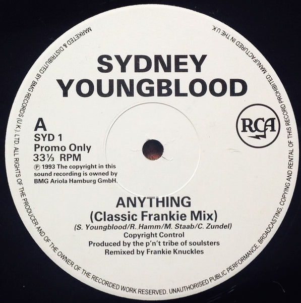 Sydney Youngblood : Anything (12", Promo)