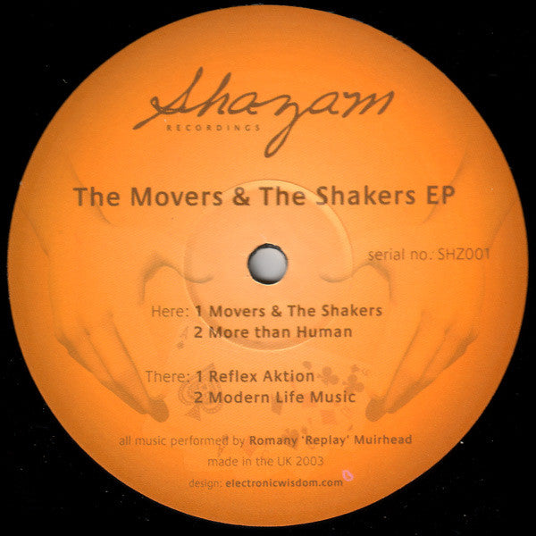 Romany 'Replay' Muirhead : The Movers & The Shakers EP (12", EP)