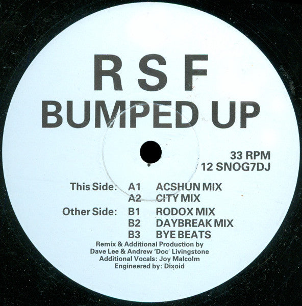 Right Said Fred : Bumped Up (12", Promo)
