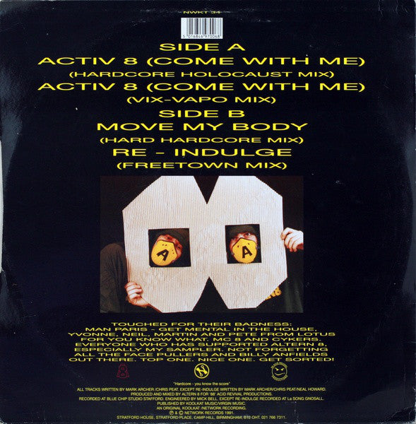 Altern 8 : Activ 8 (Come With Me) (12")