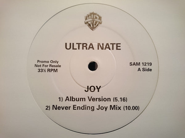 Ultra Naté : Joy (12", Promo)