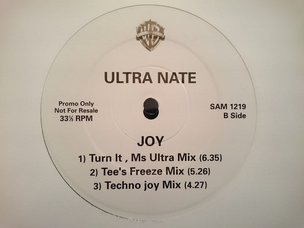 Ultra Naté : Joy (12", Promo)