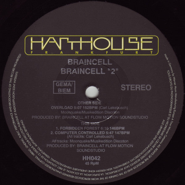 Braincell : Braincell "2" (12")