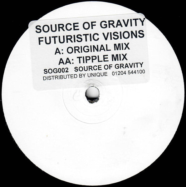 Source Of Gravity : Futuristic Visions (12", Promo, W/Lbl)