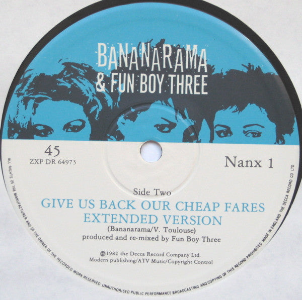 Bananarama & Fun Boy Three : Really Saying Something (12", Single)