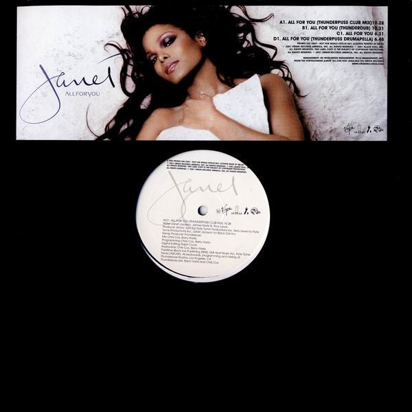Janet Jackson : All For You (2x12", Promo)