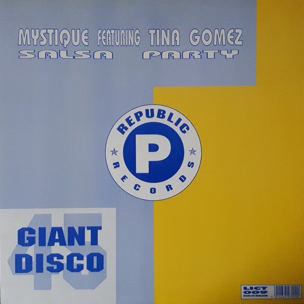 Mystique : Heartbreaker (I Can't Understand) / Salsa Party (12")