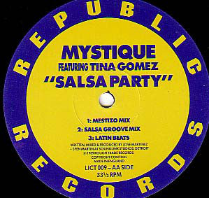 Mystique : Heartbreaker (I Can't Understand) / Salsa Party (12")