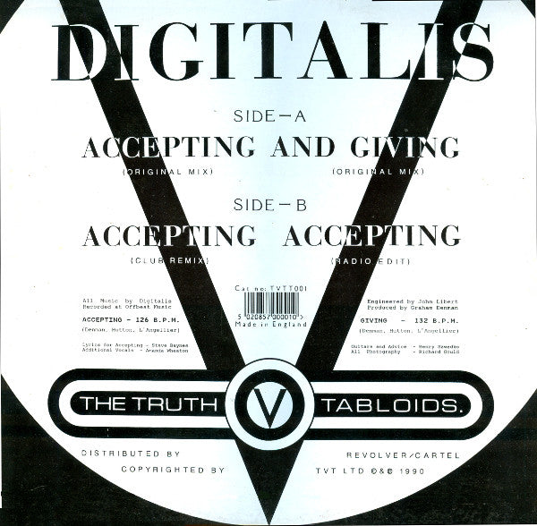 Digitalis (4) : Accepting And Giving (12")