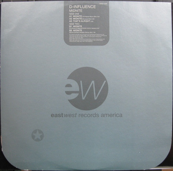 D-Influence* : Midnite (12", Promo)