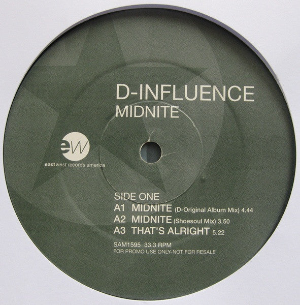 D-Influence* : Midnite (12", Promo)