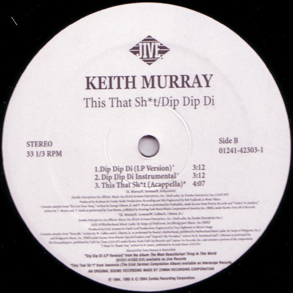 Keith Murray : This That Sh*t / Dip Dip Di (12", RE)