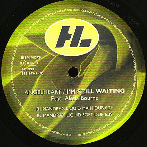 Angelheart Feat. Aletia Bourne : I'm Still Waiting (12")