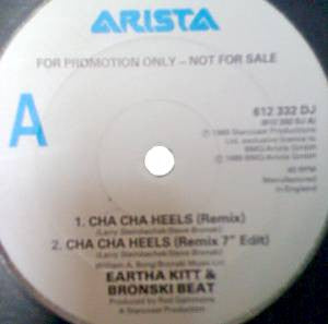 Eartha Kitt & Bronski Beat : Cha Cha Heels (12", Promo)