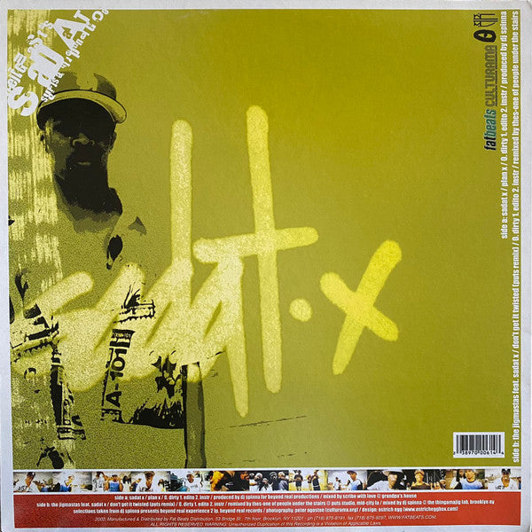 Sadat X / Jigmastas : Plan X / Don't Get It Twisted (PUTS Remix) (12")