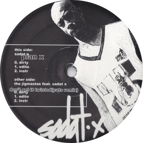 Sadat X / Jigmastas : Plan X / Don't Get It Twisted (PUTS Remix) (12")