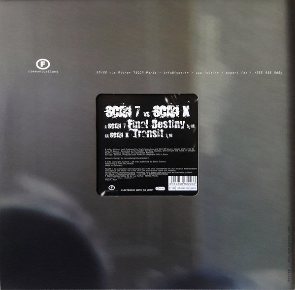 Scan 7 Vs. Scan X : Final Destiny / Transit (12")