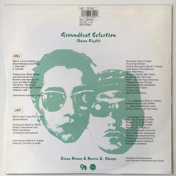 Diana Brown & Barrie K. Sharpe* : Love Or Nothing (12")