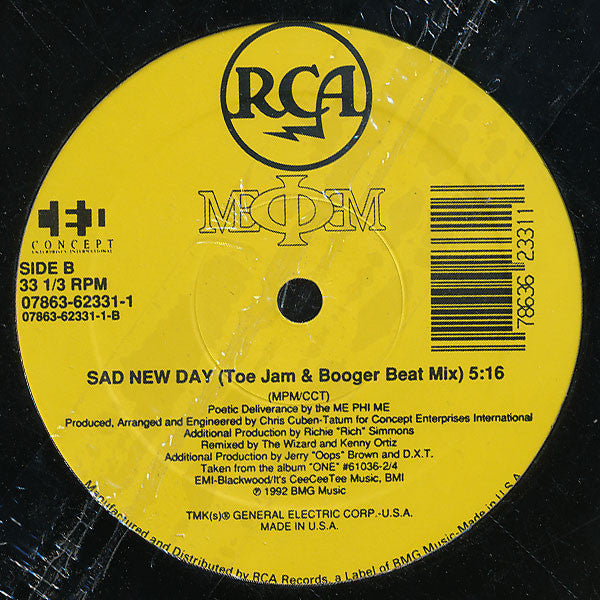 Me Phi Me : Sad New Day (12")