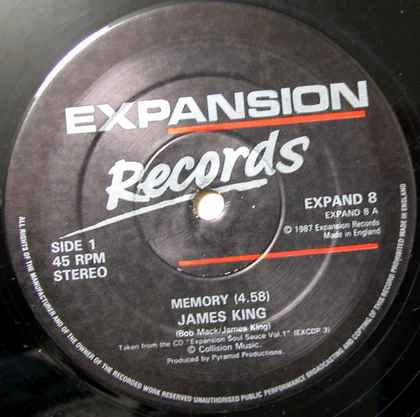 James King (2) : Memory (12")