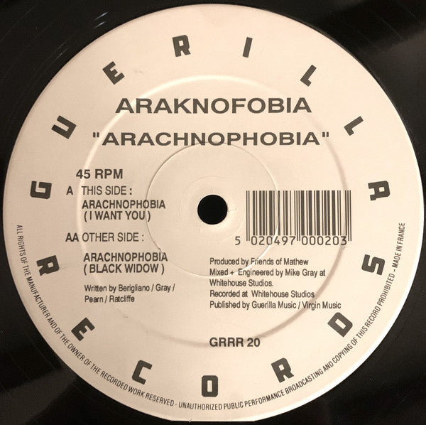 Araknofobia : Arachnophobia (12")