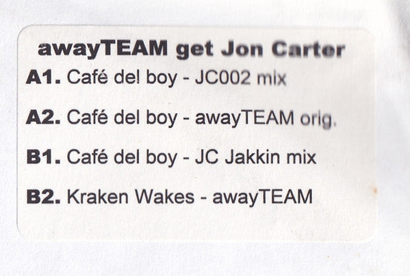 The Away Team : Get Jon Carter (12", W/Lbl)