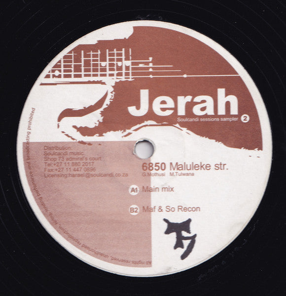 Jerah : 6850 Maluleke Street (12")