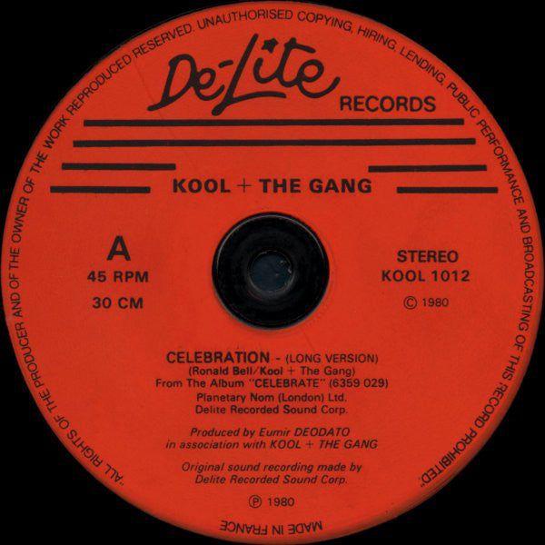 Kool And The Gang* : Celebration (12", Single)