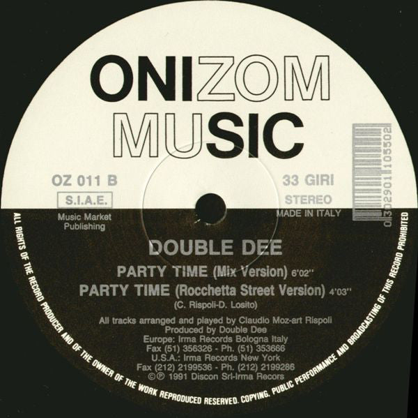 Double Dee : Don't You Feel? (12")