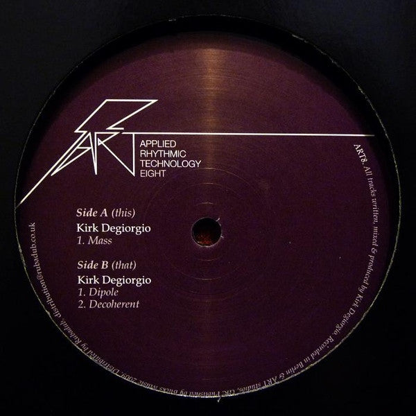 Kirk Degiorgio : Mass (12")