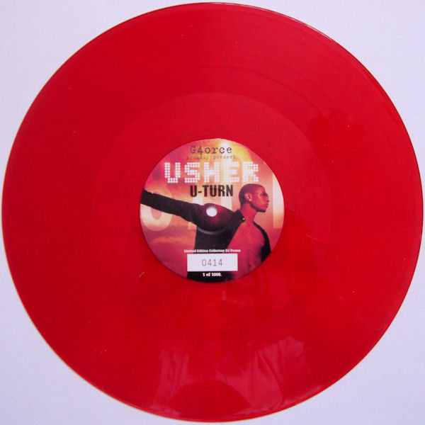 Usher : U-Turn (A G4orce Production) (12", Ltd, Num, Promo, Red)