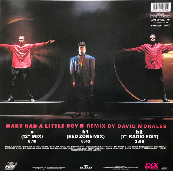 Snap! : Mary Had A Little Boy (Remix) (12", Maxi)