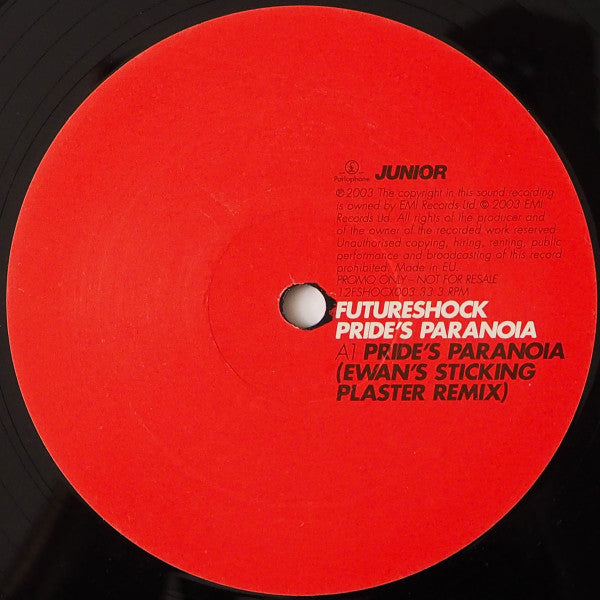 Futureshock : Pride's Paranoia (12", Promo)
