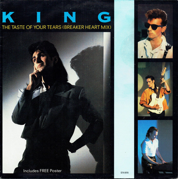 King : The Taste Of Your Tears (Breaker Heart Mix) (12", Single, Pos)