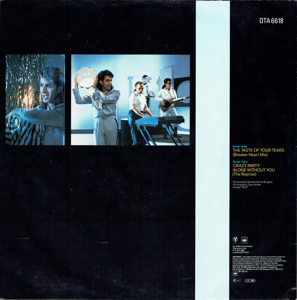 King : The Taste Of Your Tears (Breaker Heart Mix) (12", Single, Pos)