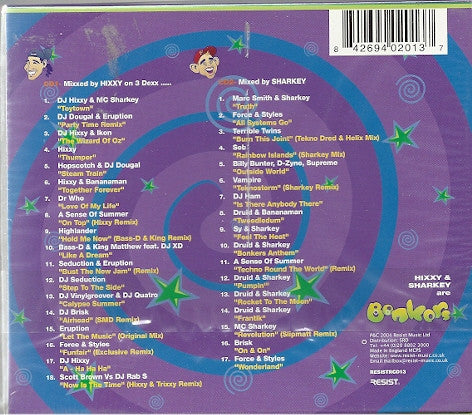 Hixxy & Sharkey : Bonkers (2xCD, Mixed, RE)