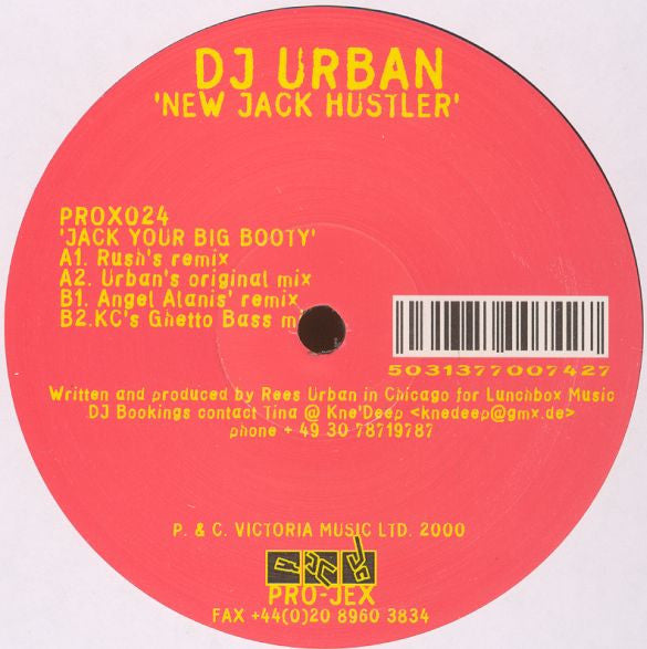 DJ Urban : New Jack Hustler (12")