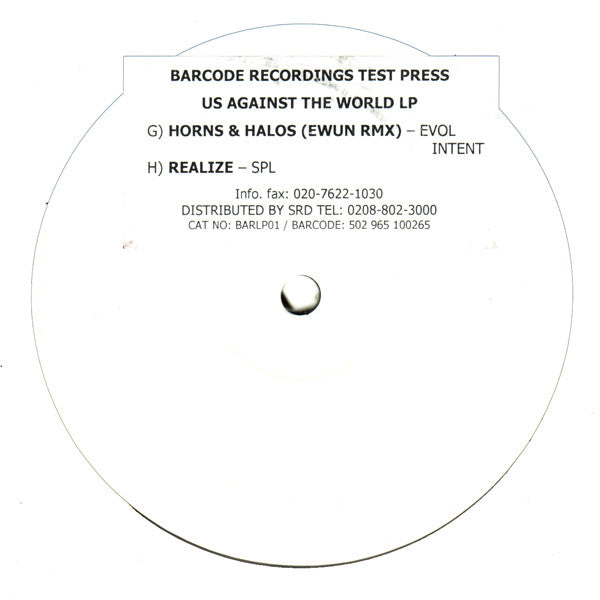 Various : Us Against The World (4x12", W/Lbl, Sti)