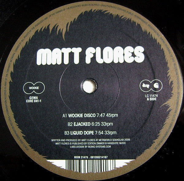 Matt Flores : Wookie Disco (12")