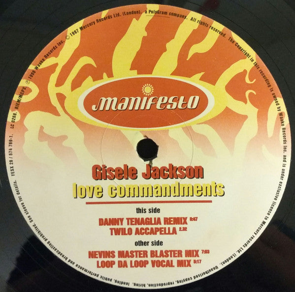 Gisele Jackson : Love Commandments (12")